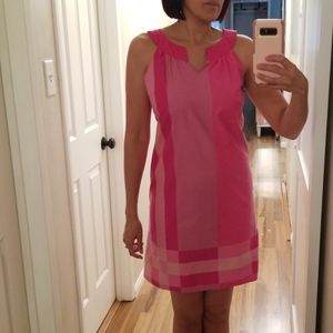 🤑3 for $30❣️Fun pink color block mini dress by Loft